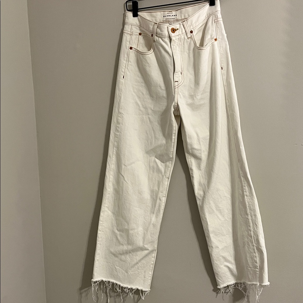 Slvrlake Grace white jeans